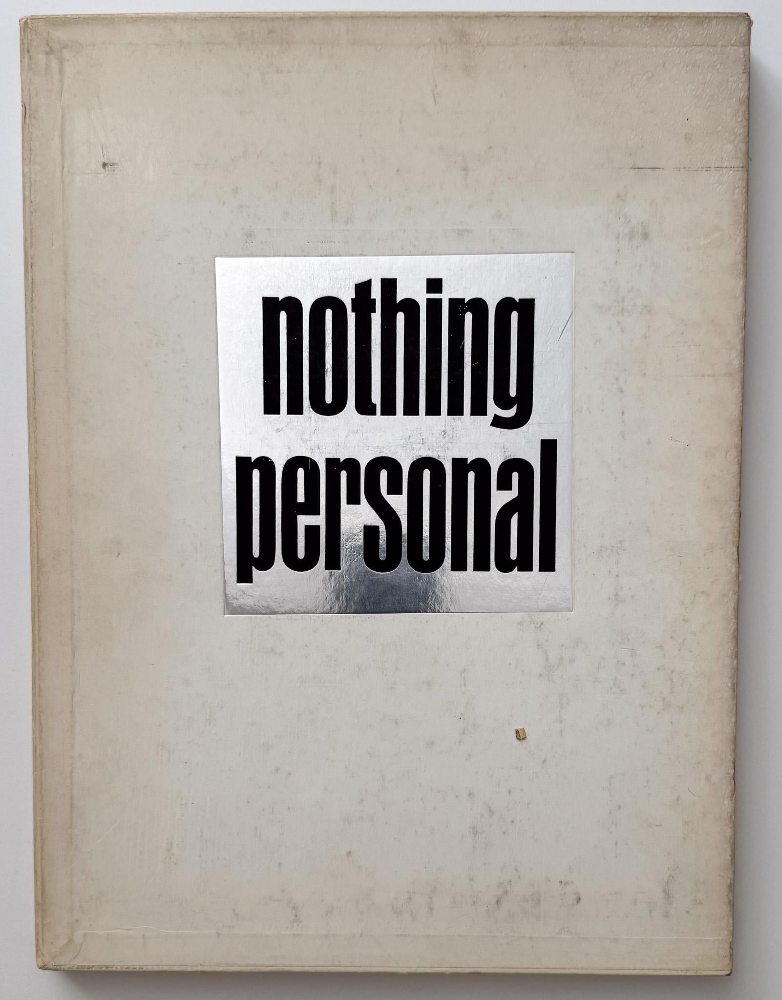 Avedon/Baldwin: Nothing Personal (Signed by Richard Avedon) For Sale 9