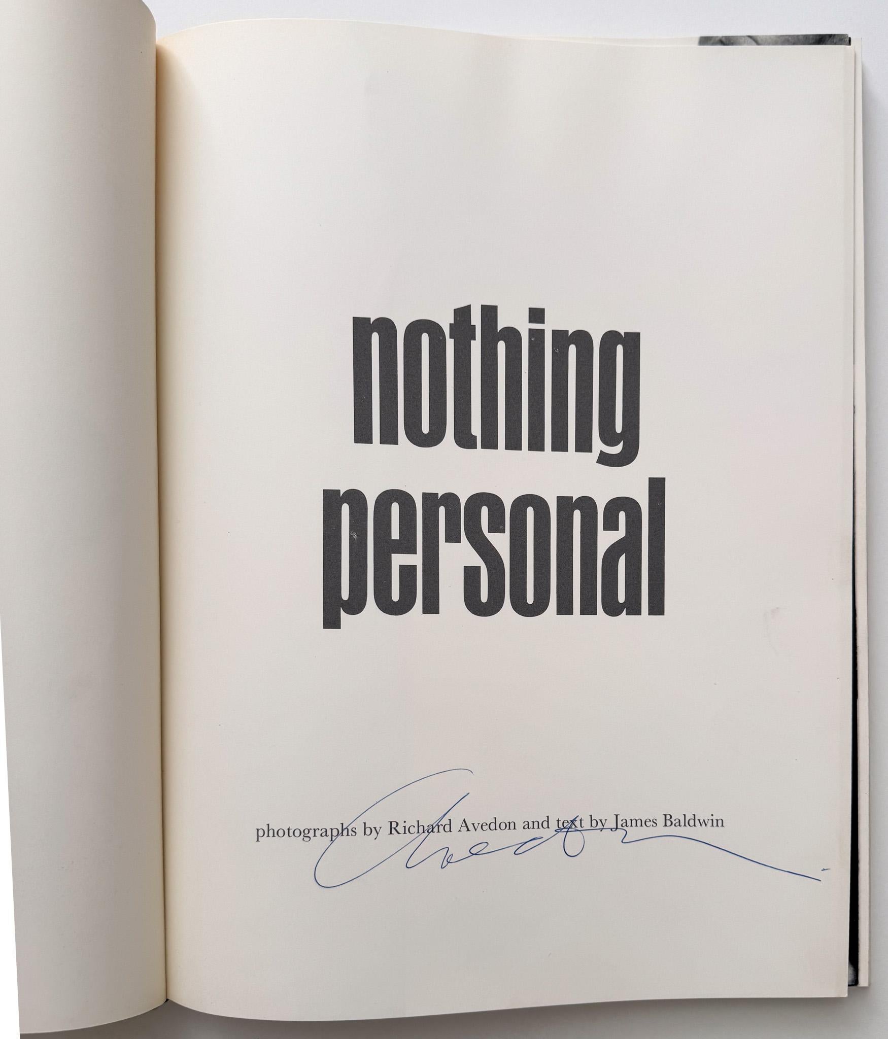 First edition of Richard Avedon’s provocative second book, a collaboration with the writer James Baldwin (a friend and former classmate) who provided the text accompanying Avedon’s iconic portraits of figures from politics, society, fashion,