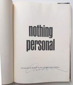 Avedon/Baldwin: Nada personal (Firmado por Richard Avedon)