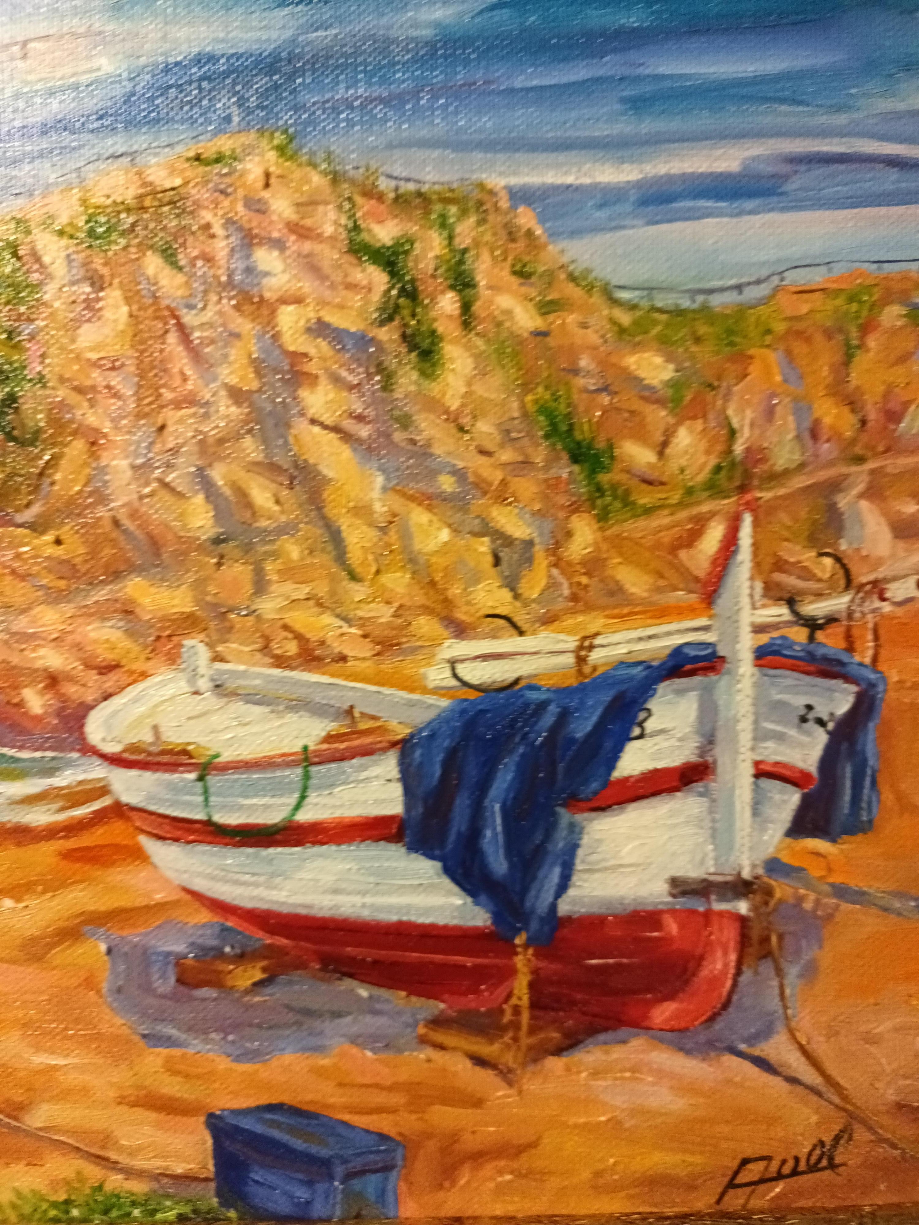 BLANES - Realist Painting by AVEL