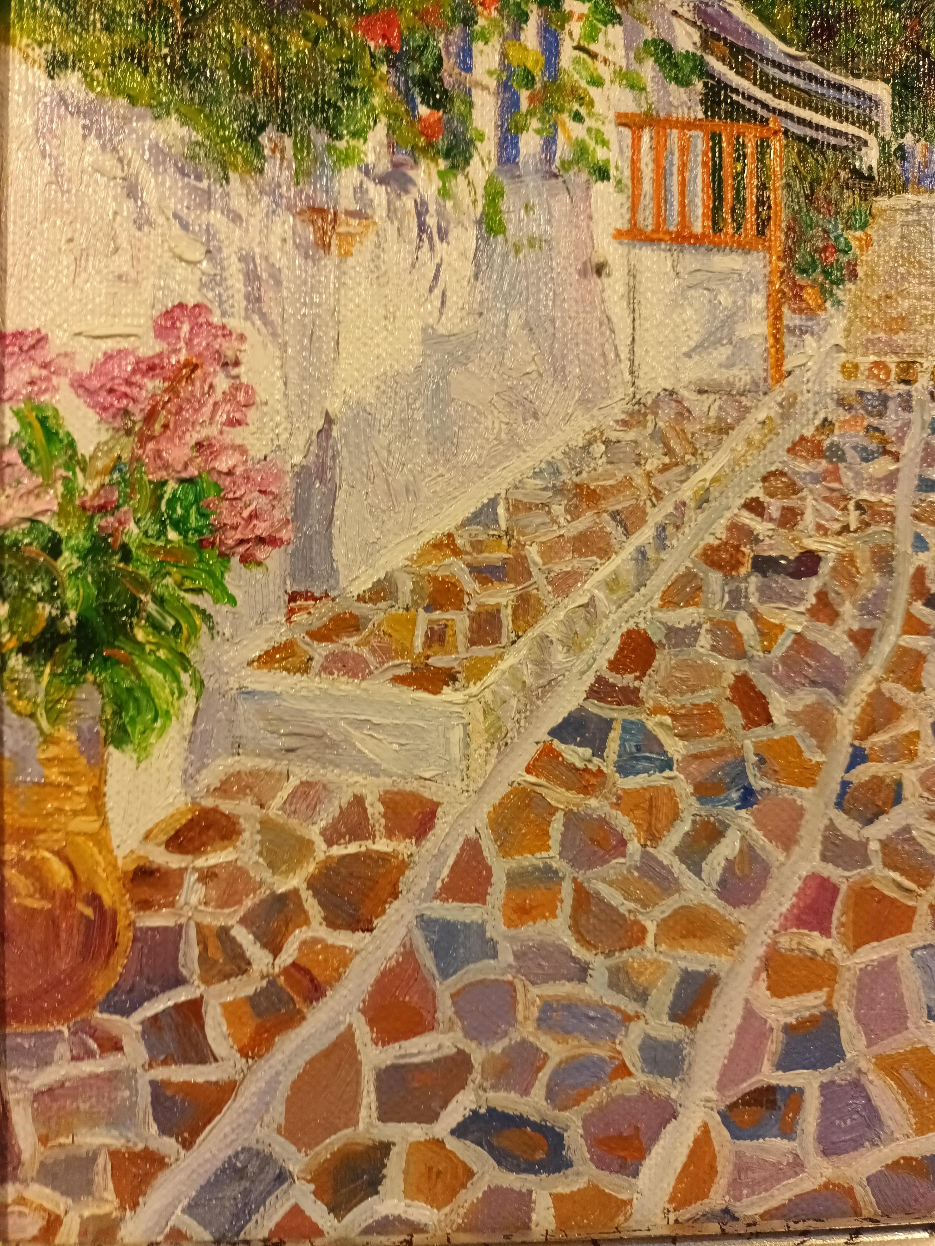 MARINA - Landscape Painting Marrón de AVEL