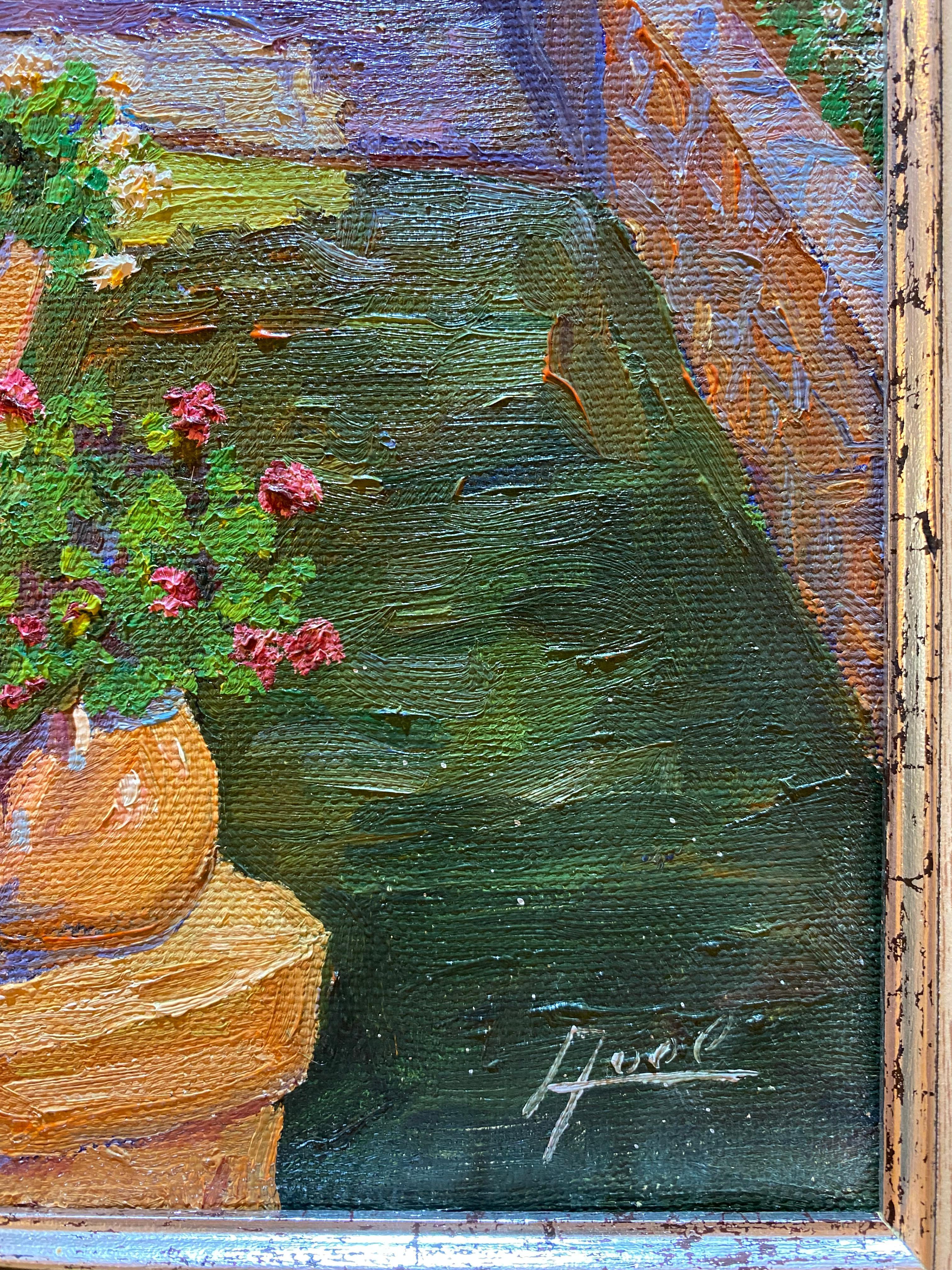 PATIO DE VIELHA - Painting Realismo di AVEL