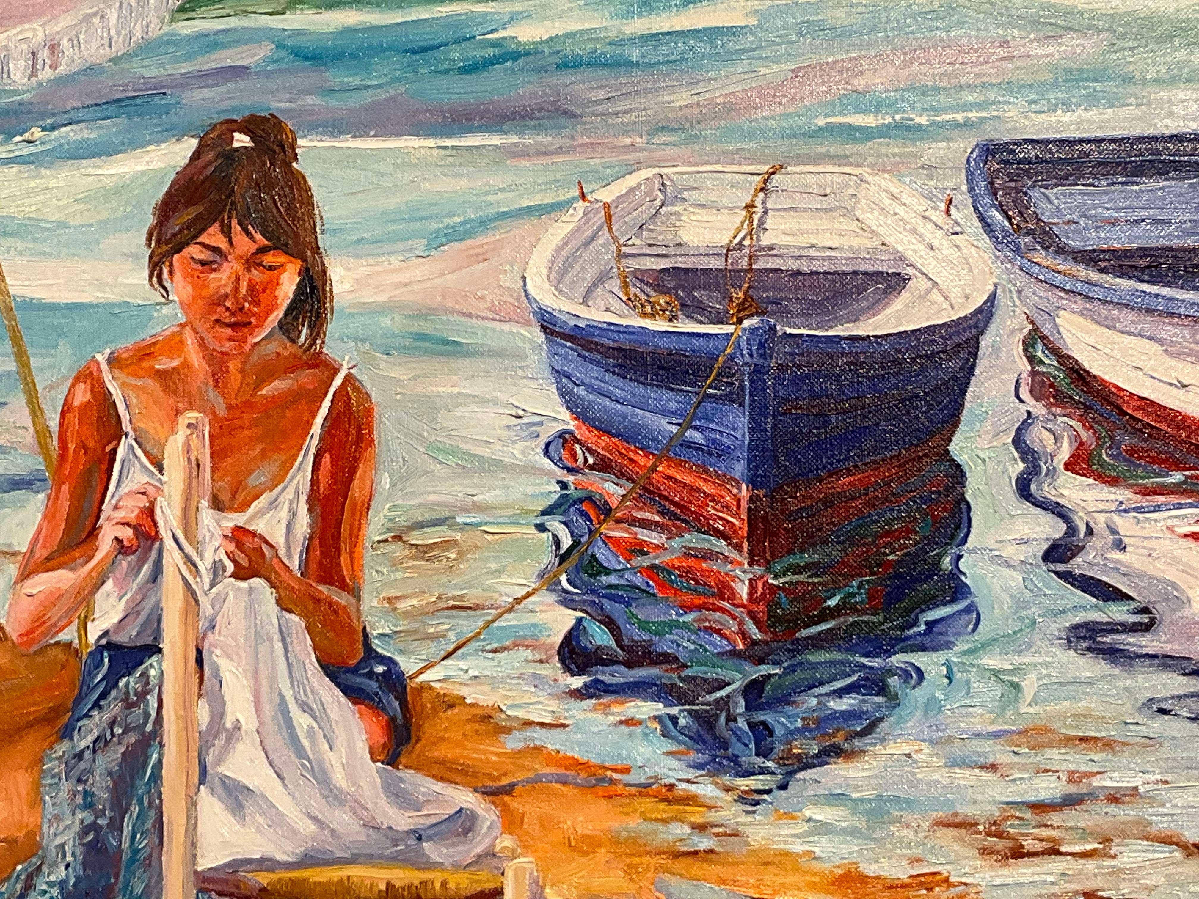 REMENDANDO - Painting Realismo di AVEL