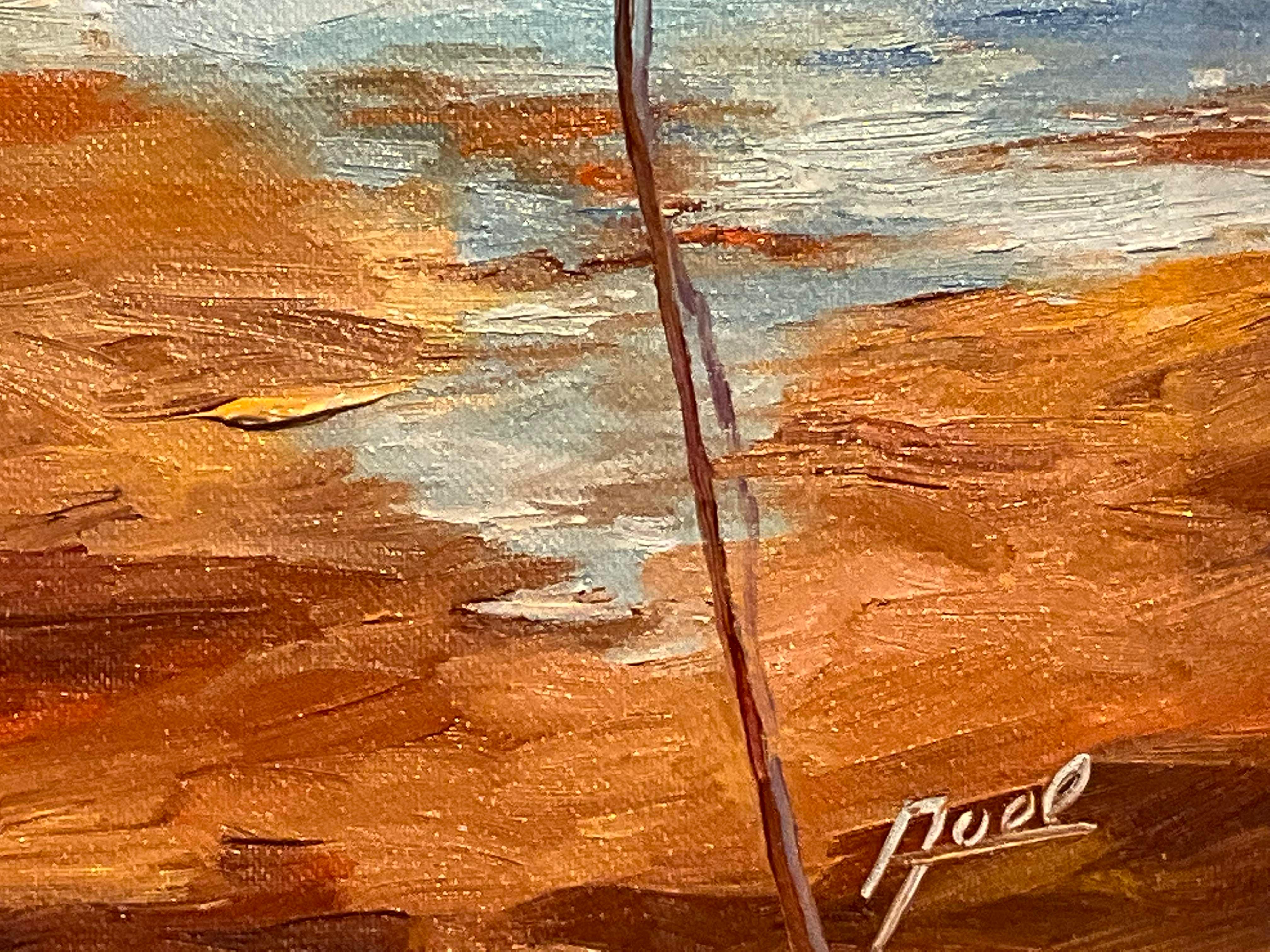 REMENDANDO - Figurative Painting Marrone di AVEL