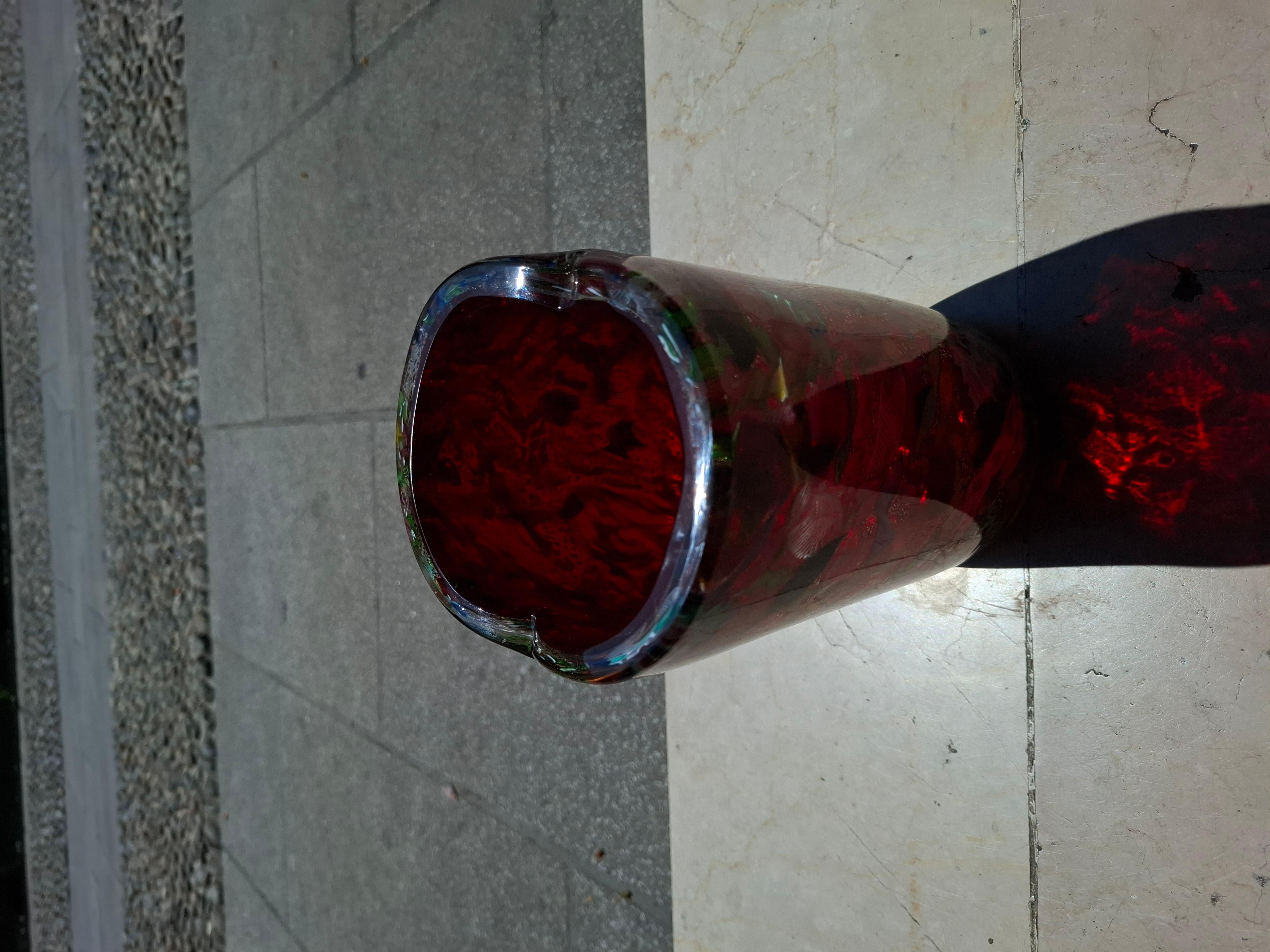 AVEM - Arte Vetraria Muranese - VASO fine giornata - Murano ITALIA 1950 im Angebot 7