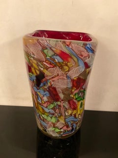 AVEM - Arte VEtraria Muranese - VASO fine giornata - Murano ITALIA 1950