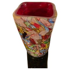 AVEM - Arte Vetraria Muranese - VASO fine giornata - Murano ITALIA 1950