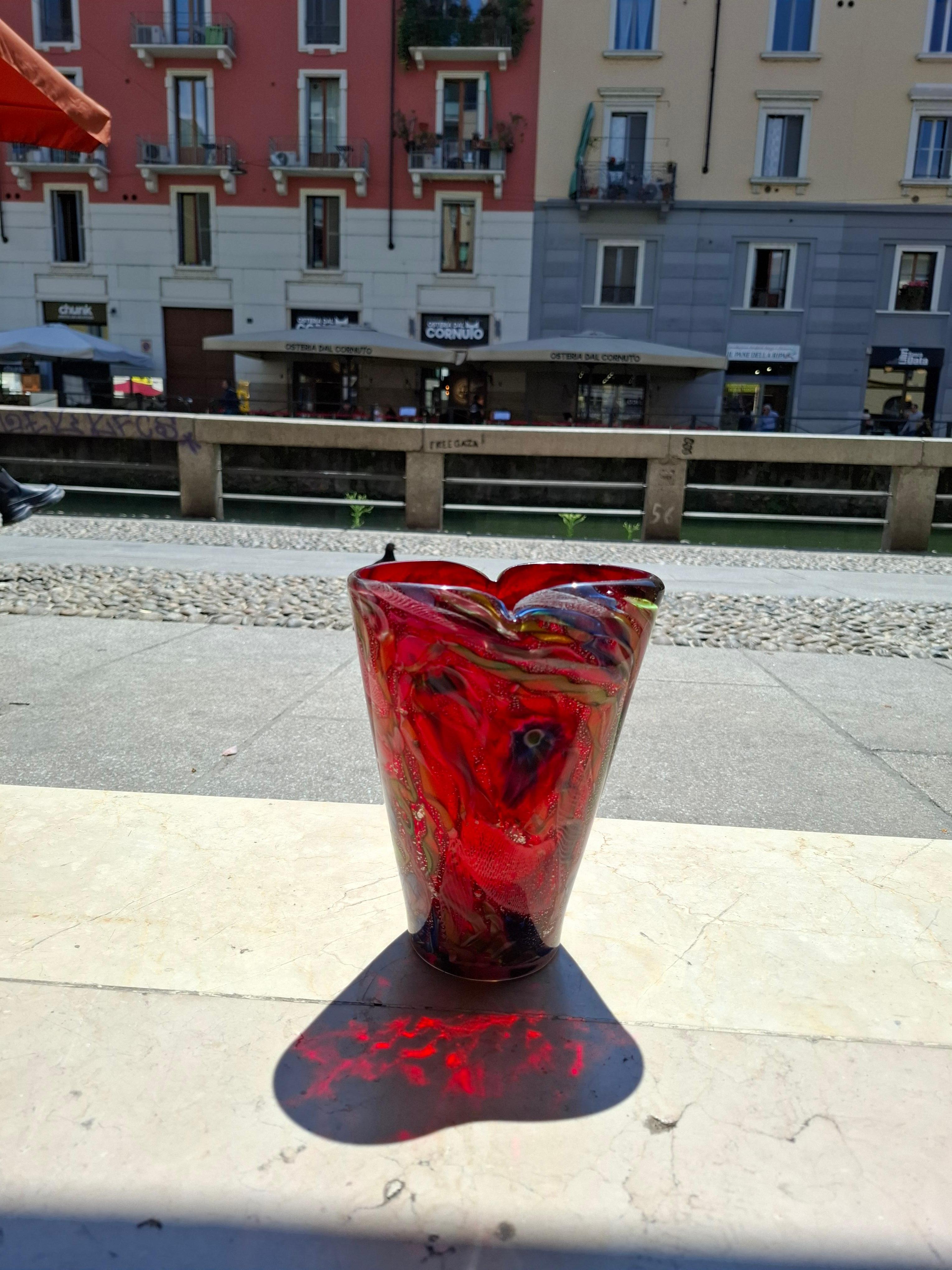 AVEM - AURELIANO TOSO -Murano - Vaso del 1950 in vendita 2