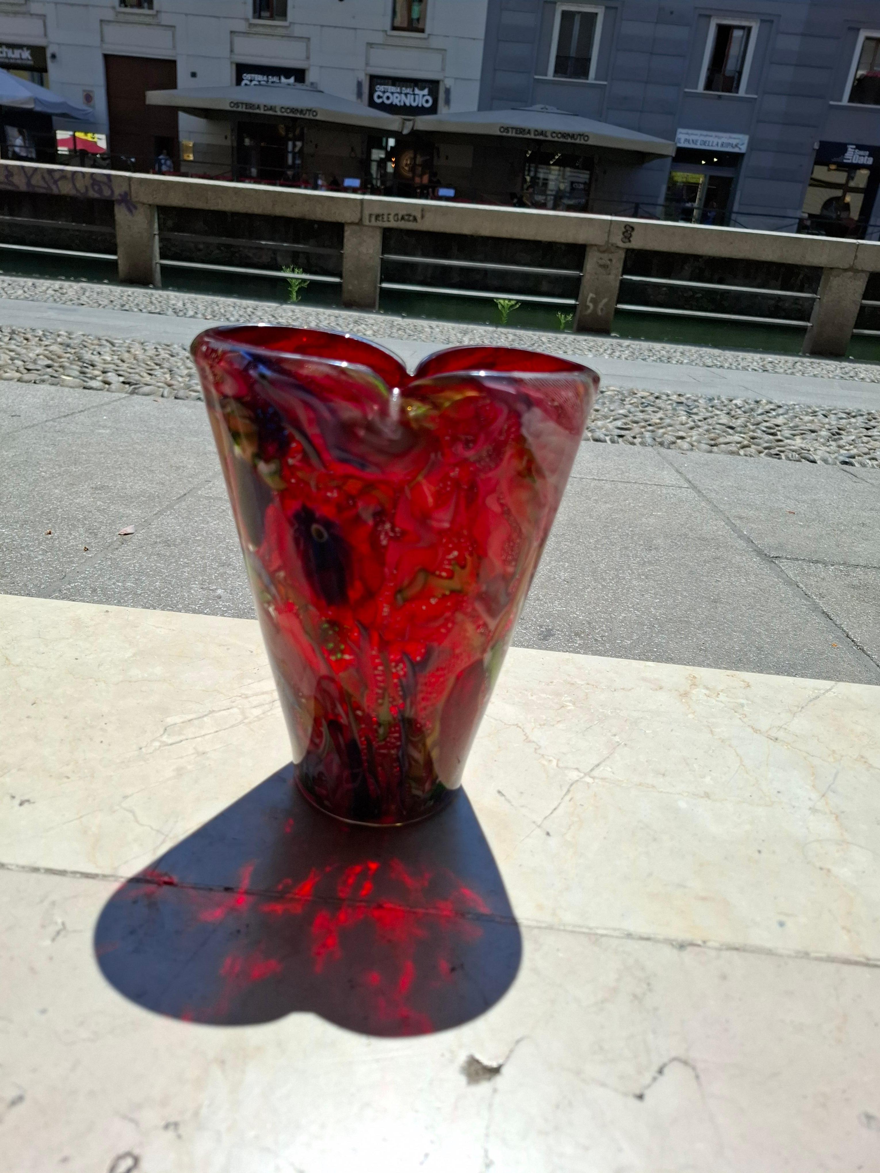AVEM - AURELIANO TOSO -Murano - Vaso del 1950 in vendita 3