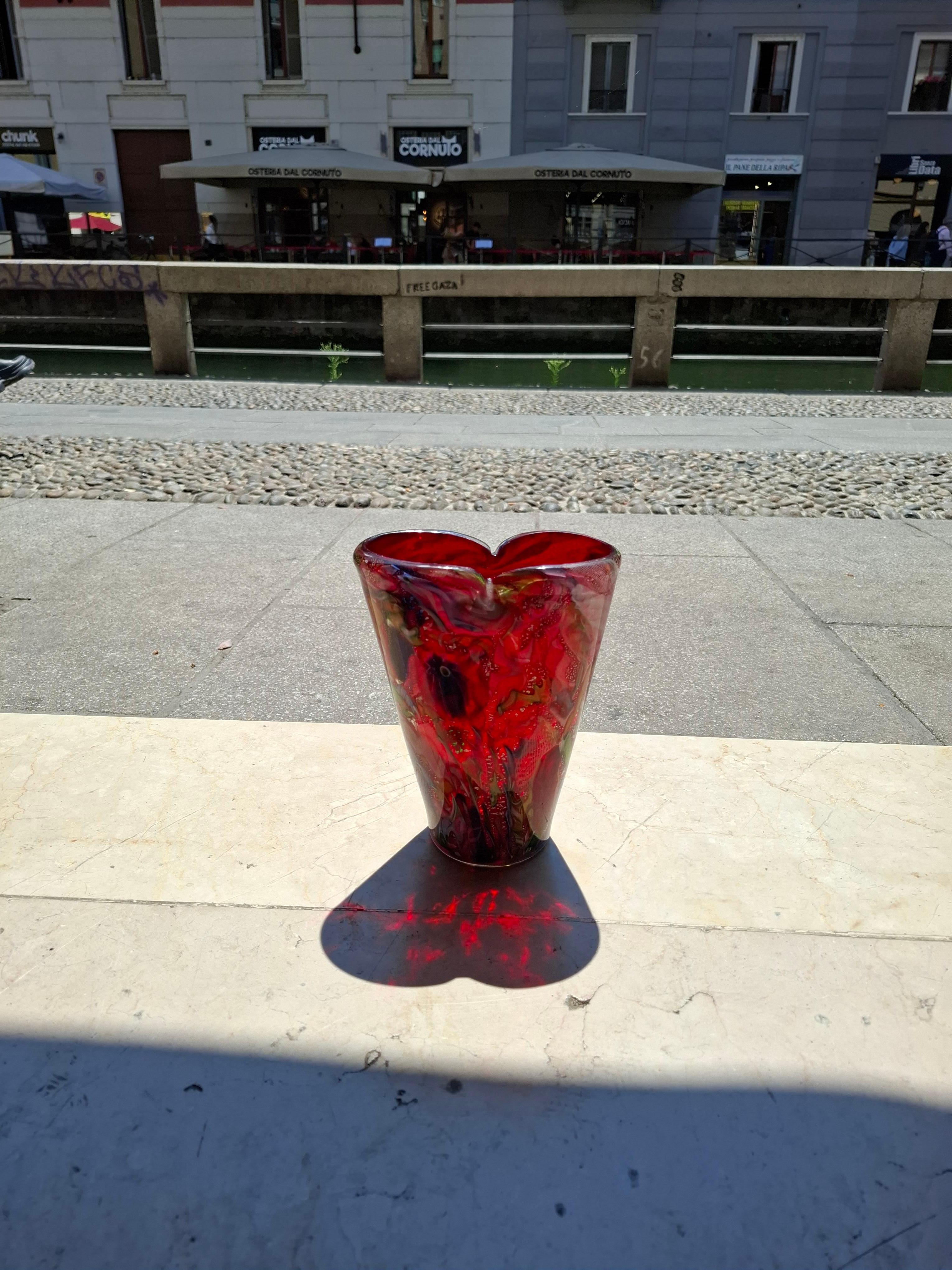 AVEM - AURELIANO TOSO -Murano - Vaso del 1950 in vendita 4