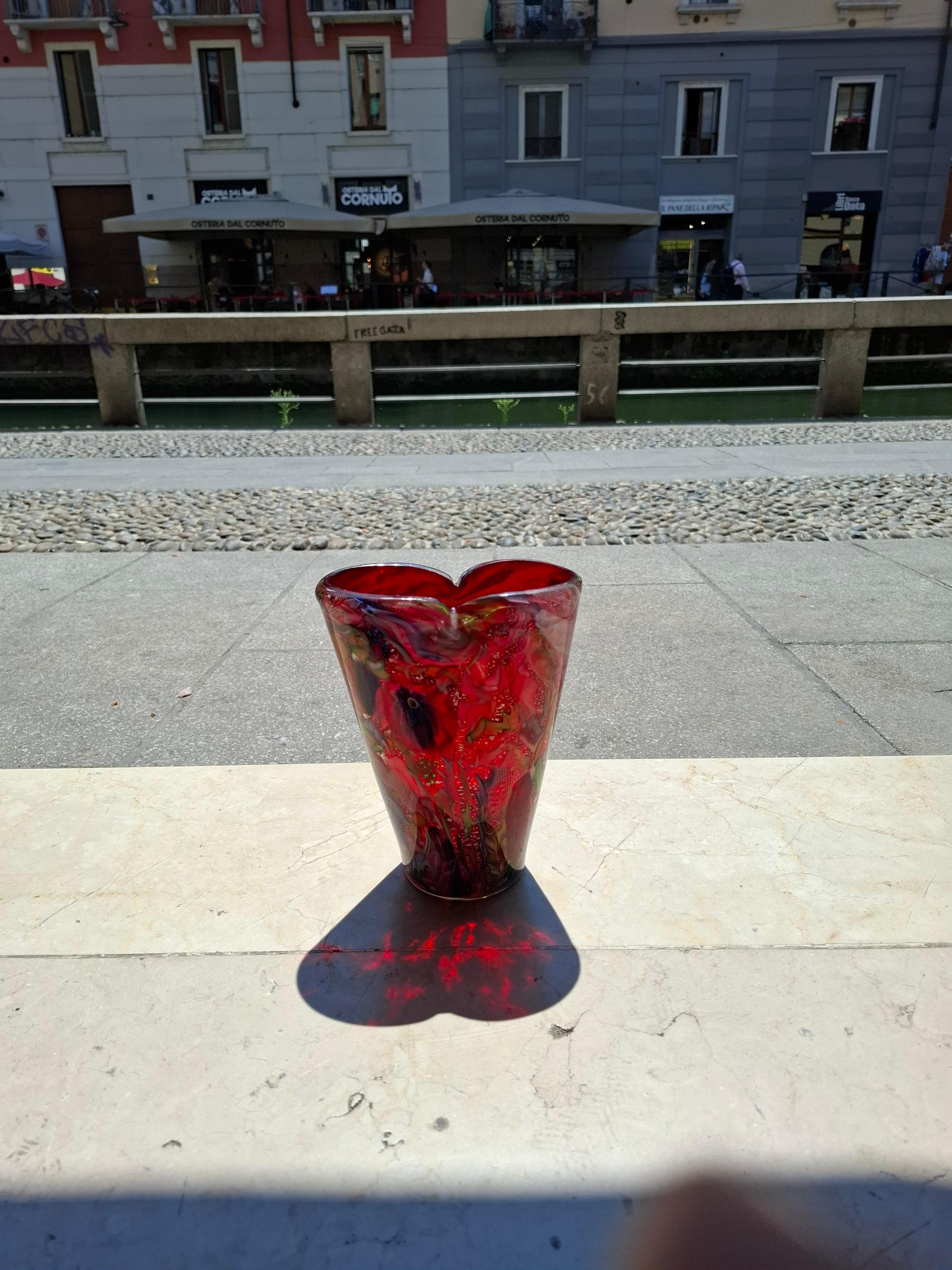 AVEM - AURELIANO TOSO -Murano - Vaso del 1950 in vendita 5