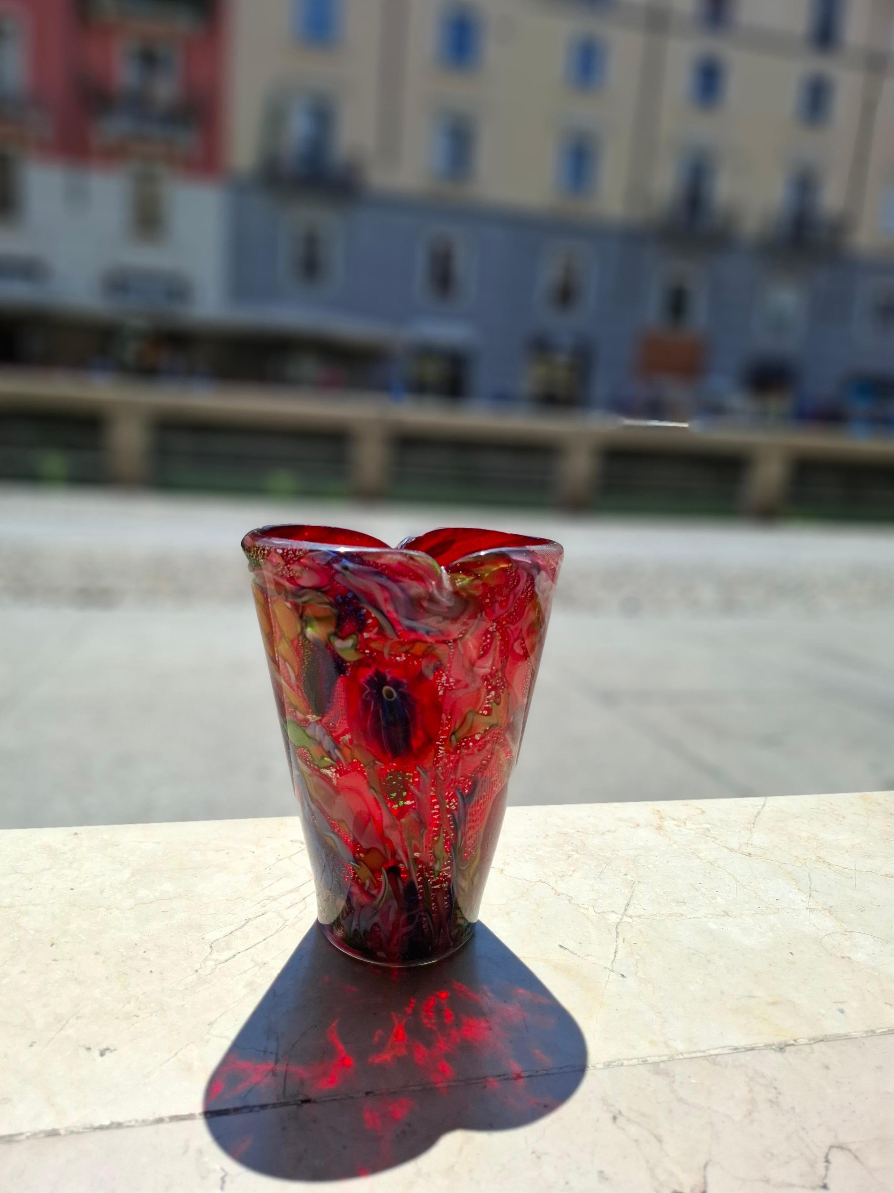 Bellissimo vaso, di fine giornata della AVEM  a MURANO di Aureliano TOSO