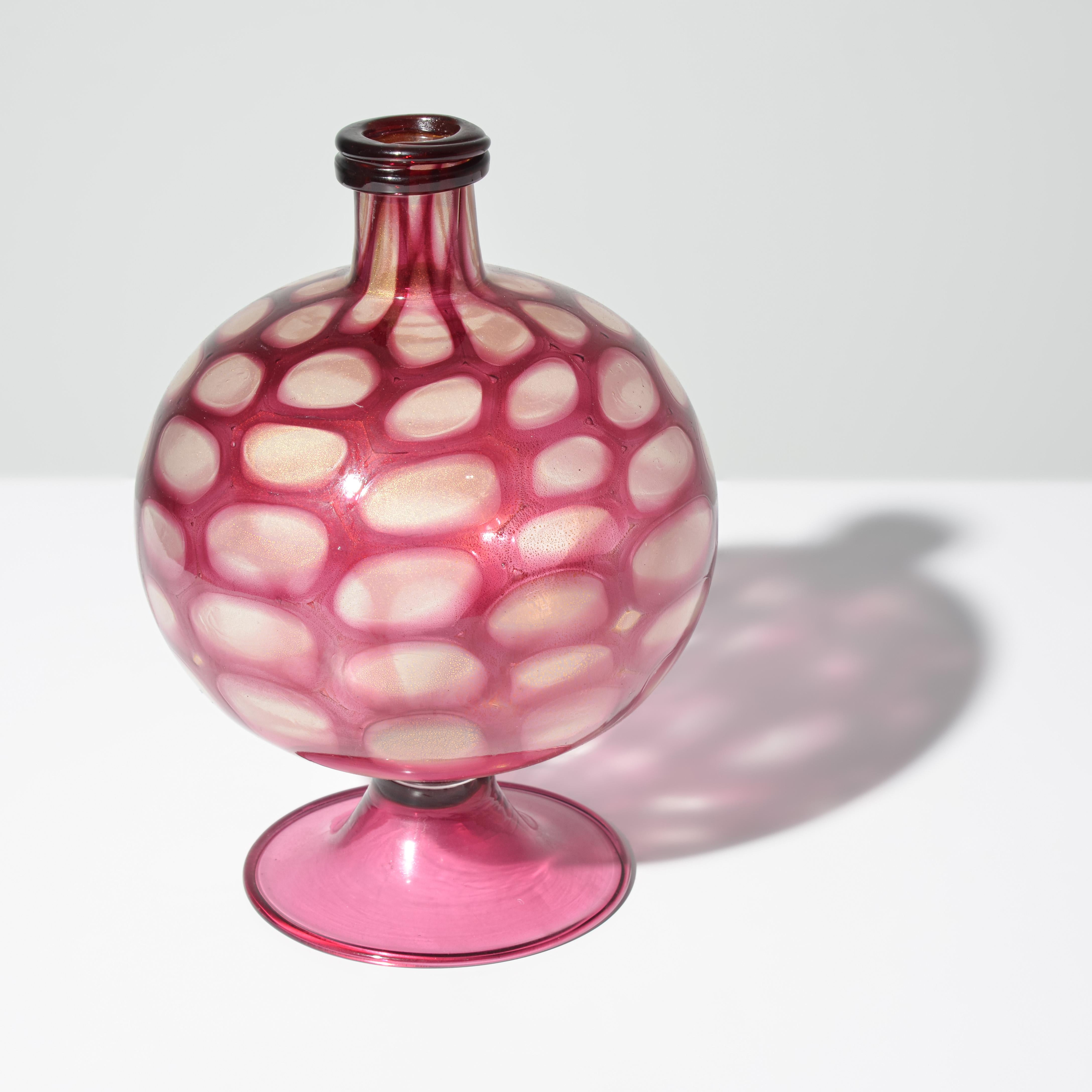 A.V.E.M.. Vase en verre, Provenance Lobel Modernity Bon état - En vente à Lake Worth Beach, FL