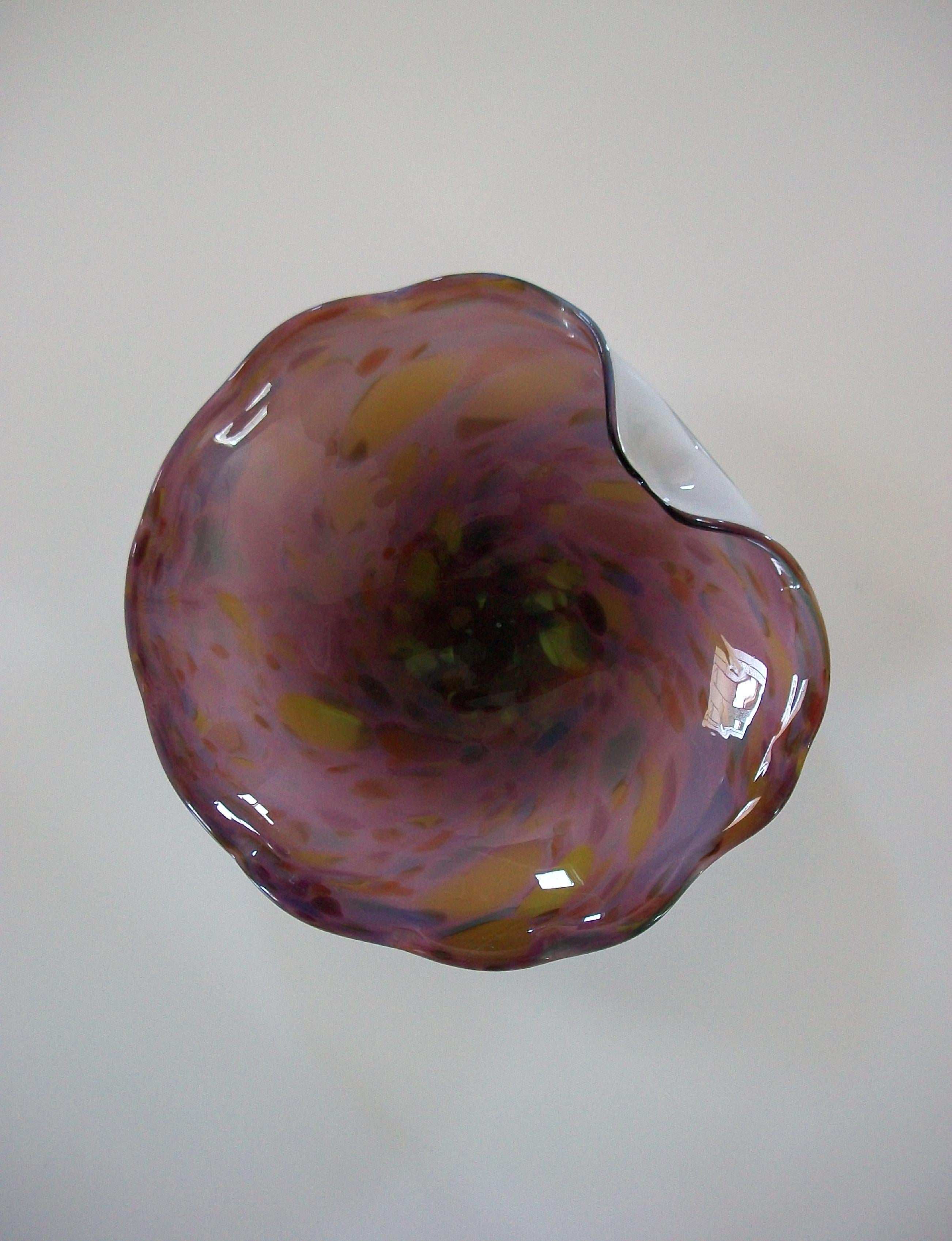 Vetro artistico AVeM - Ciotola in vetro di Murano 'Tutti Frutti' della metà del secolo scorso - Italia - CIRCA ANNI 70 in vendita