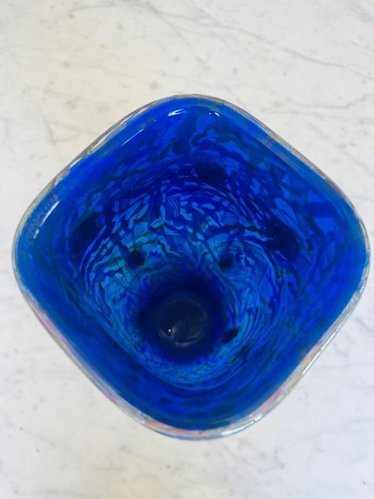 Mid-Century Modern CIRCA Vase en verre de Murano 