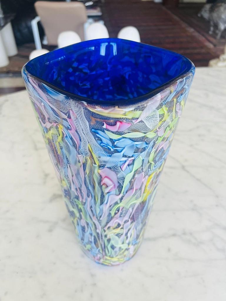 italien CIRCA Vase en verre de Murano 