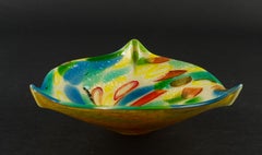 AVEM Murano Glass Bizantino Tutti Frutti Bowl Ashtray 1950s