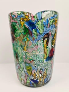 AVeM Murano-Glasvase „Bizantino Green“