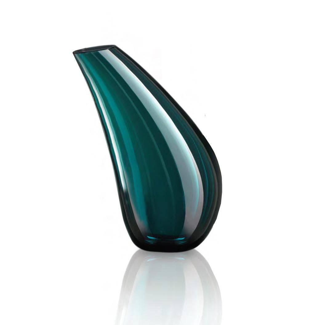 Contemporain Avena Vase en verre de Murano en vente