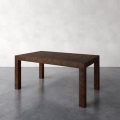 "Avenir" Extension Dining Table (Walnut Burl) by Christiane Lemieux