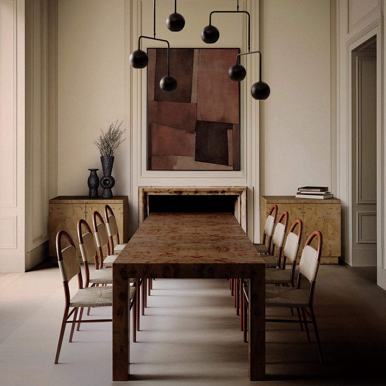 Mesa de comedor extensible 