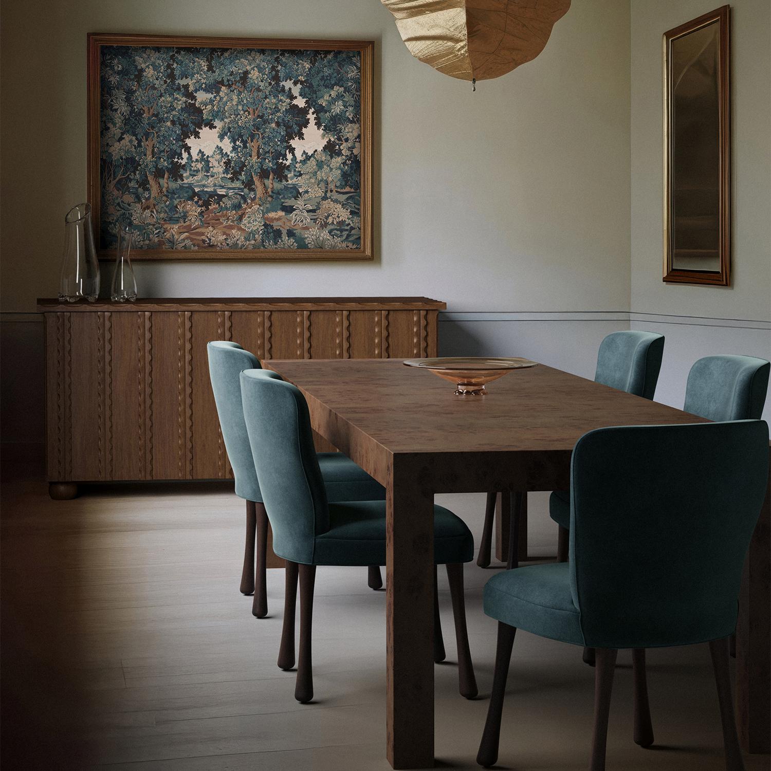 Mesa de comedor extensible 