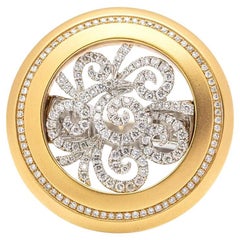AVENNE Ring in Bicolour Gold and Diamonds.