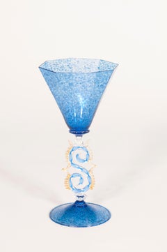 Pokal aus Aventurin und Schlange, Murano, Italien, CIRCA 1960er Jahre