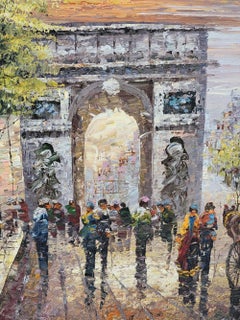"Avenue des Champs-Élysées au Crépuscule" nach Antoine Blanchard