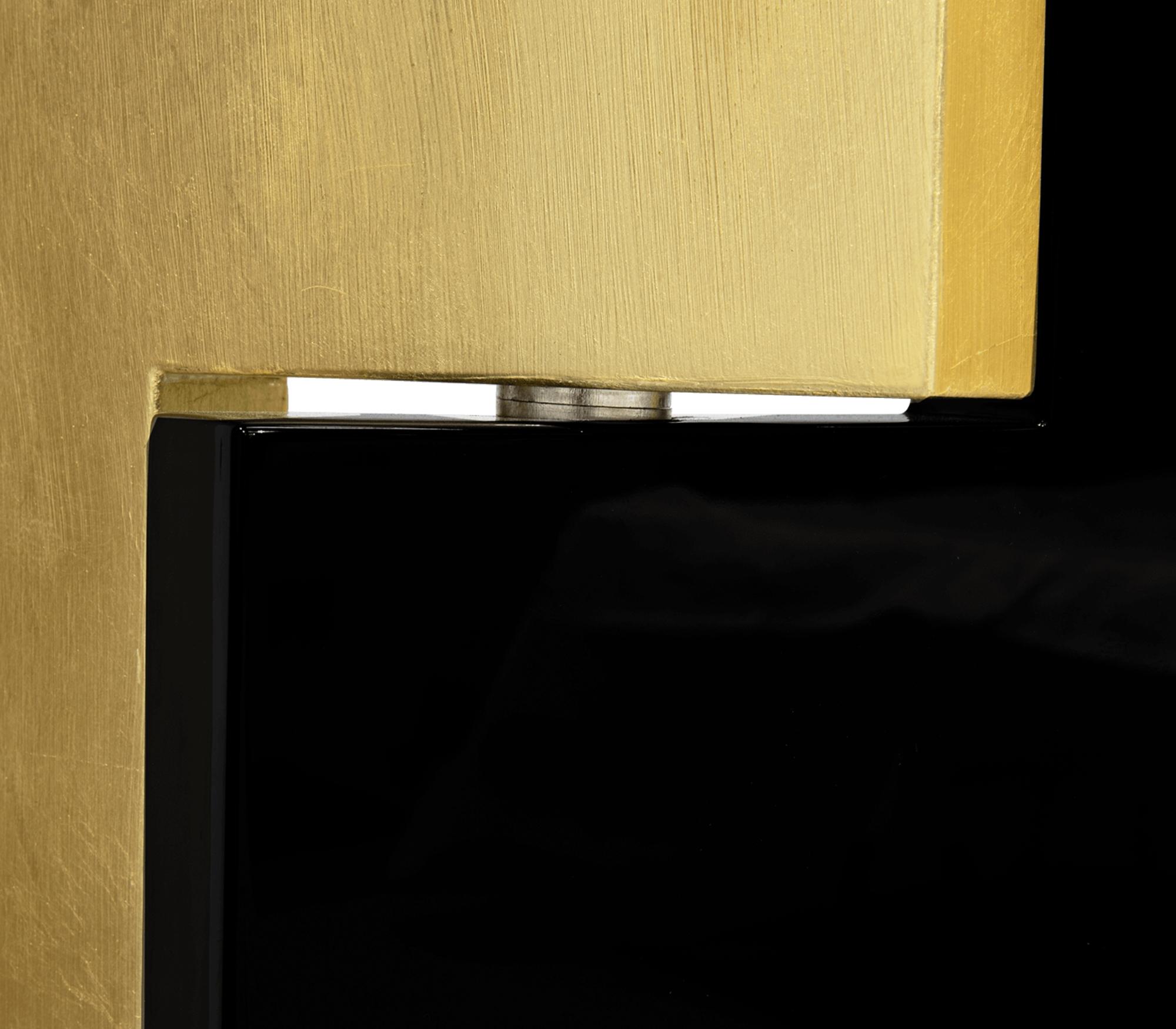 Avenue Folding Screen - Hand-Crafted Gold Leaf Marquetry Wood - Boca do Lobo For Sale 4