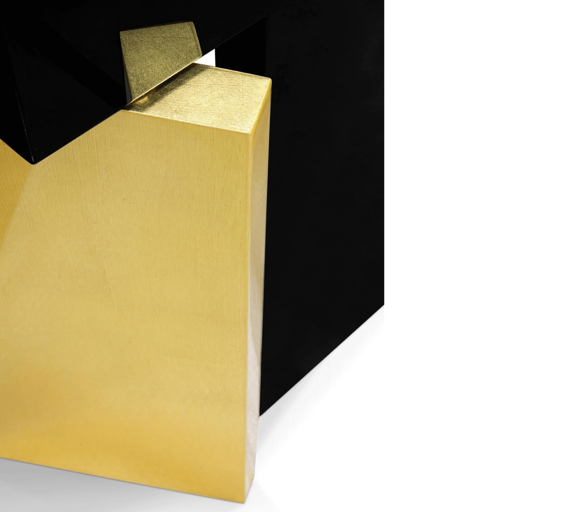 Avenue Folding Screen - Hand-Crafted Gold Leaf Marquetry Wood - Boca do Lobo In New Condition For Sale In Rio Tinto, PT