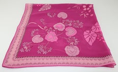 Averardo Bessi Mod Pink Silk Chiffon Scarf, C.1970