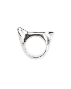 Aves Bubo Heavy Ring in Sterling Silver 925 by Elena Najdovska