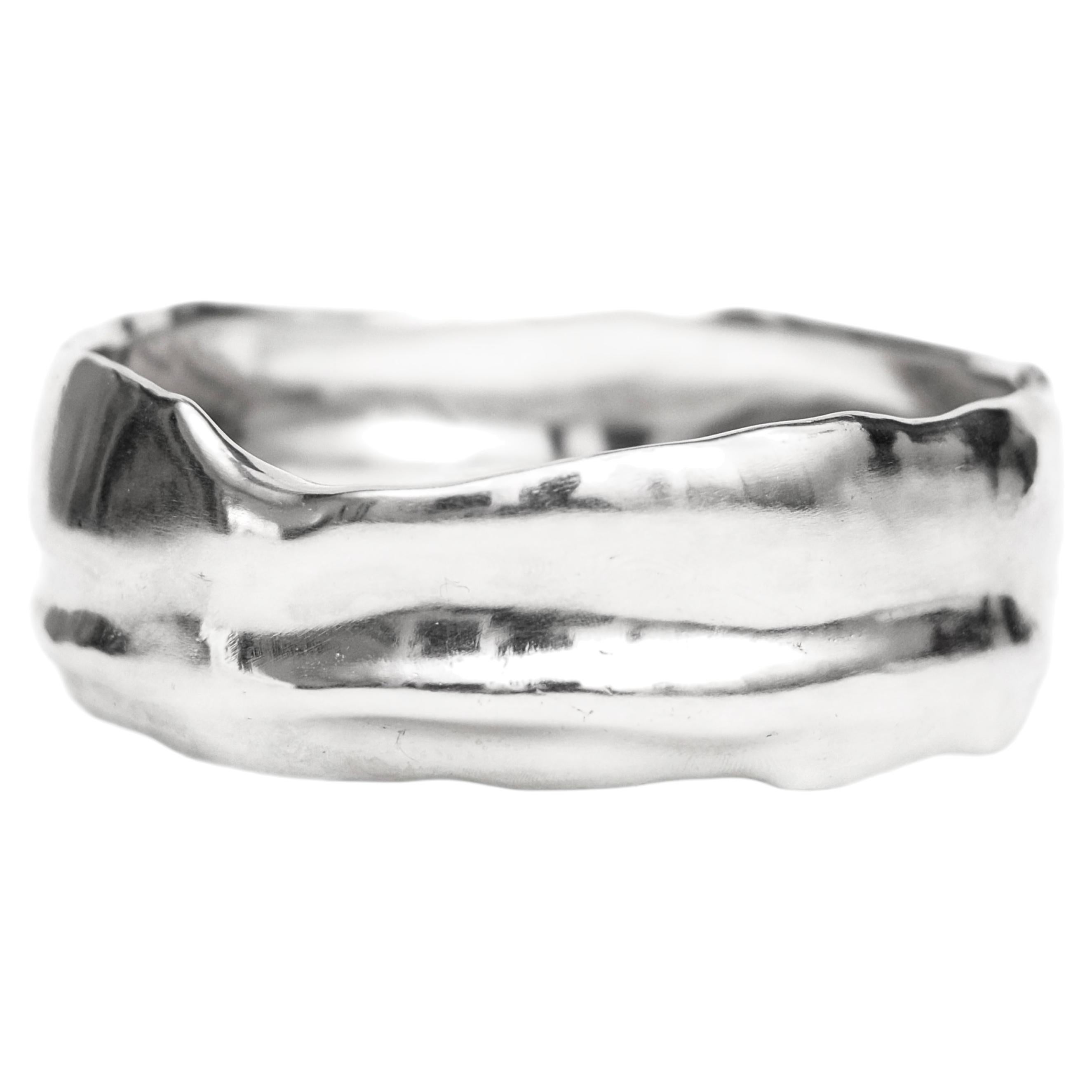 Aves Fratercula – massives Armband aus 925er Sterlingsilber von Elena Najdovska
