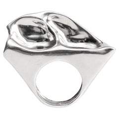 Aves Fulmarus Ring in Sterling Silver 925 by Elena Najdovska