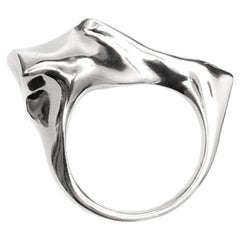 Aves Grus Ring in Sterling Silver 925 by Elena Najdovska