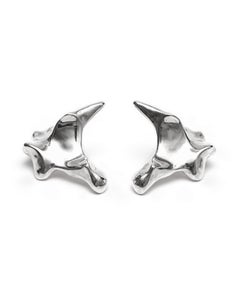 Aves Oxyura Earrings in Sterling Silver 925 by Elena Najdovska