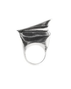 Aves Pygoscelis Ring in Sterling Silver 925 by Elena Najdovska