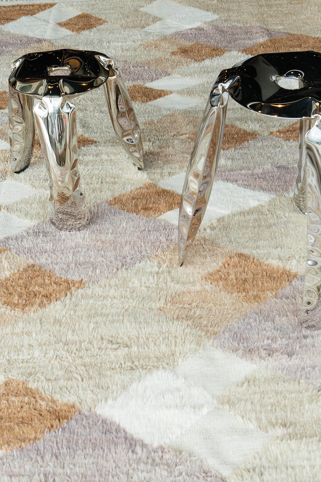 Hand-Knotted Avesta Rug, Kust Collection by Mehraban For Sale