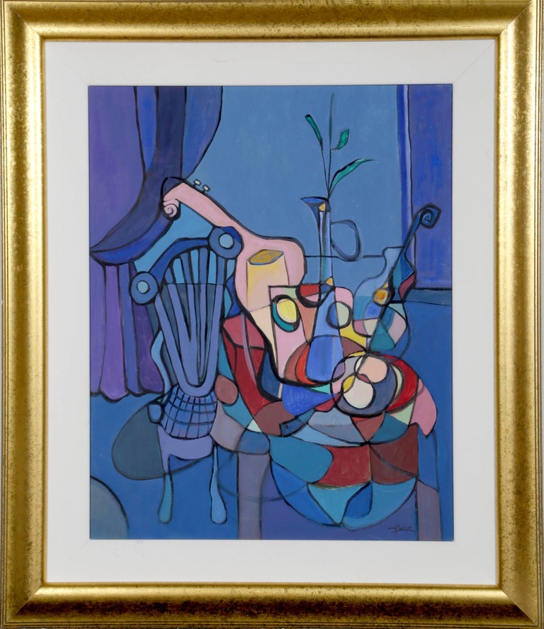 Avi Farin - Still Life with Mandolin For Sale at 1stDibs