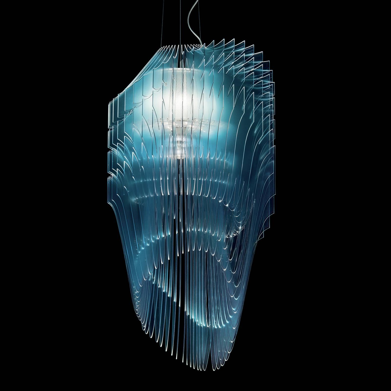 Avia Edition M Blue Ceiling Lamp by Zaha Hadid In New Condition In Milan, IT