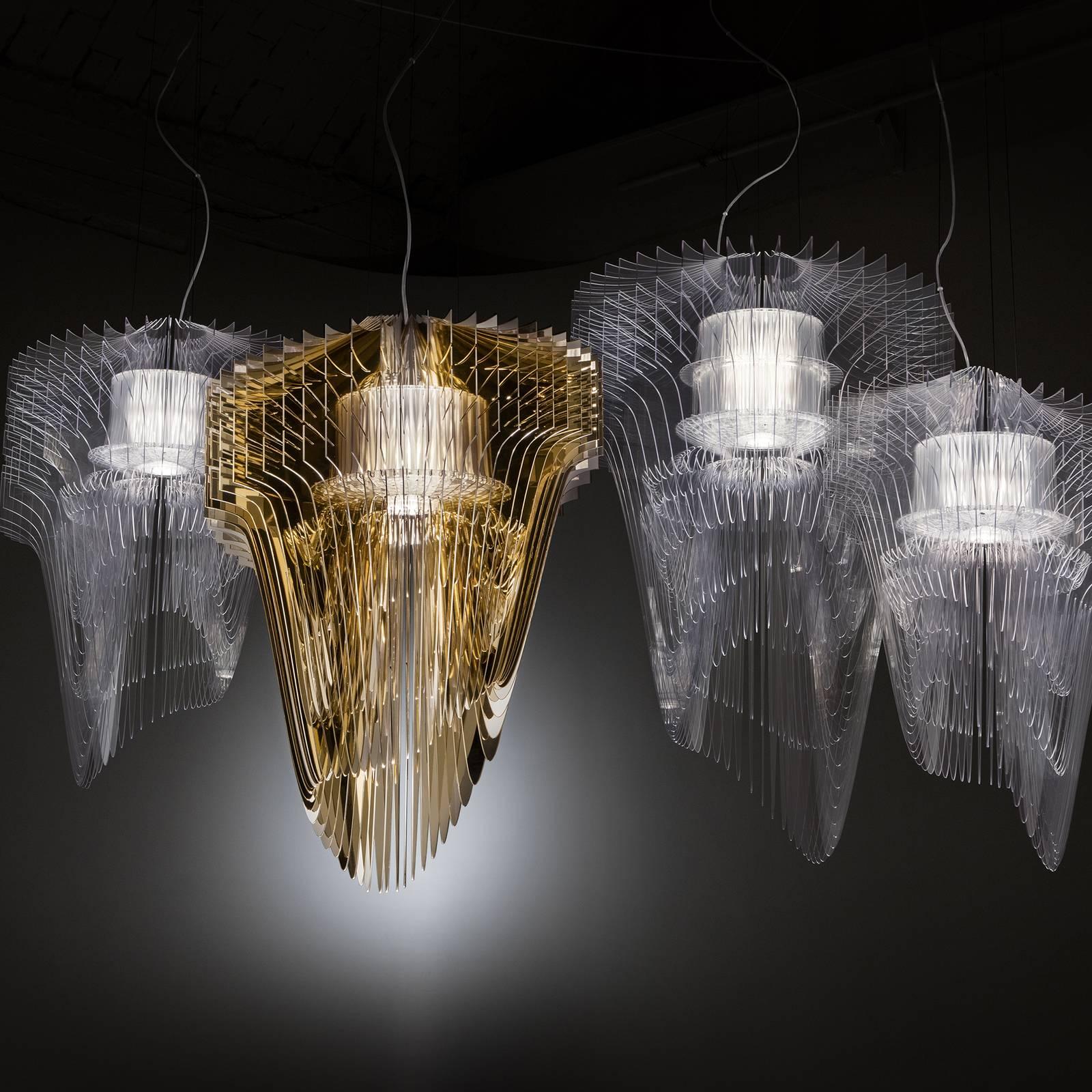 Avia Gold Small Ceiling Lamp By Zaha Hadid For Sale At 1stDibs Zaha 