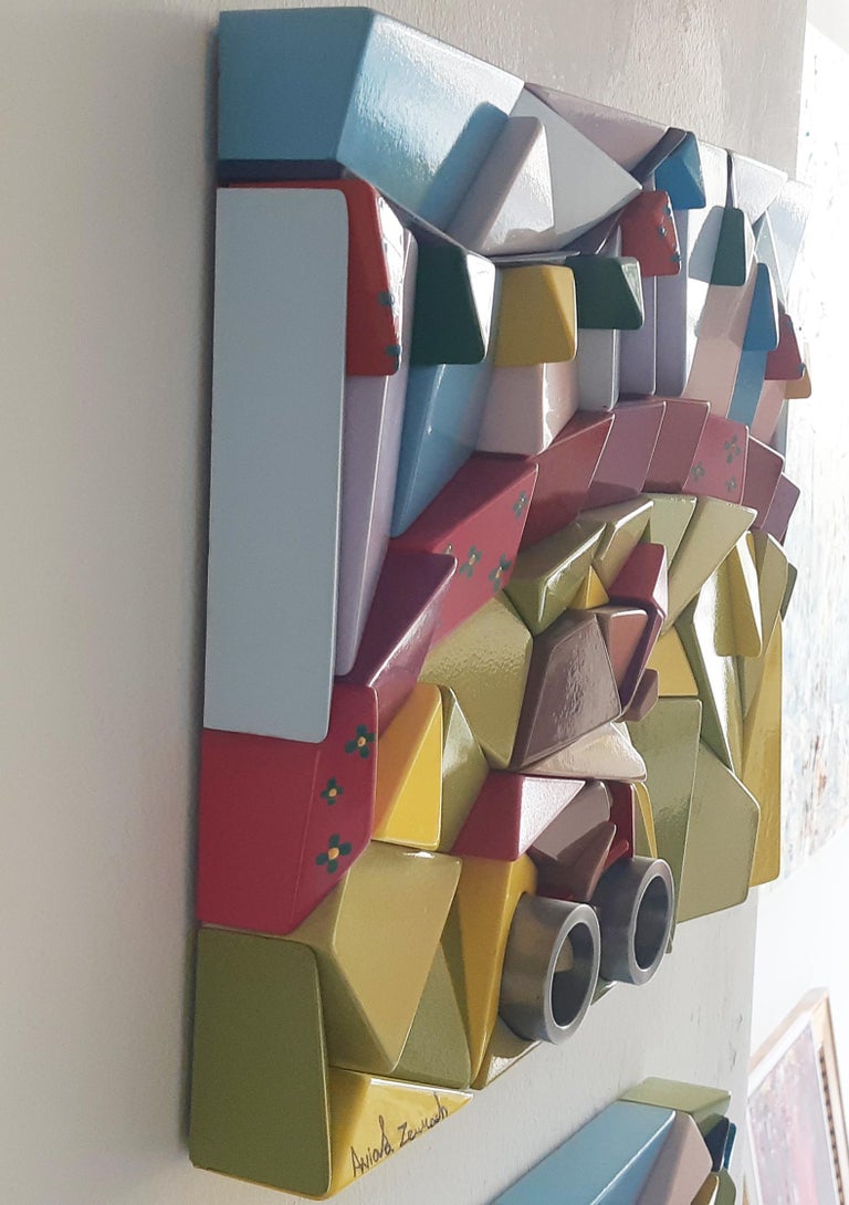 Aviad Zemach Circus Bear on Bicycle, Polystyrene, Metal, Acrylic