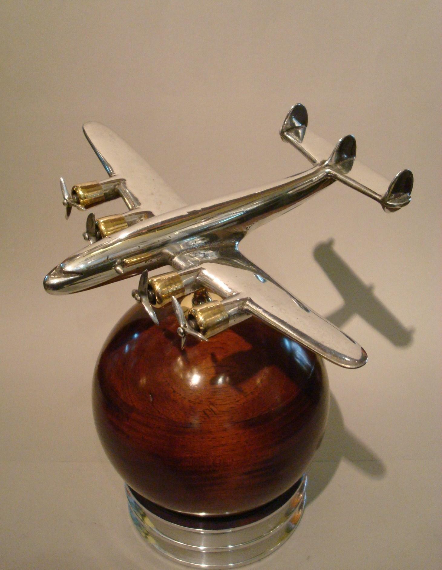 American Aviation Lockheed Constellation Vintage Desk Airplane Model