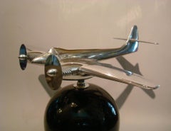 Aviation Vintage Desk Airplane Model 1940s