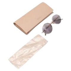 Max Mara Aviator-Frame Rose Gold Sunglasses