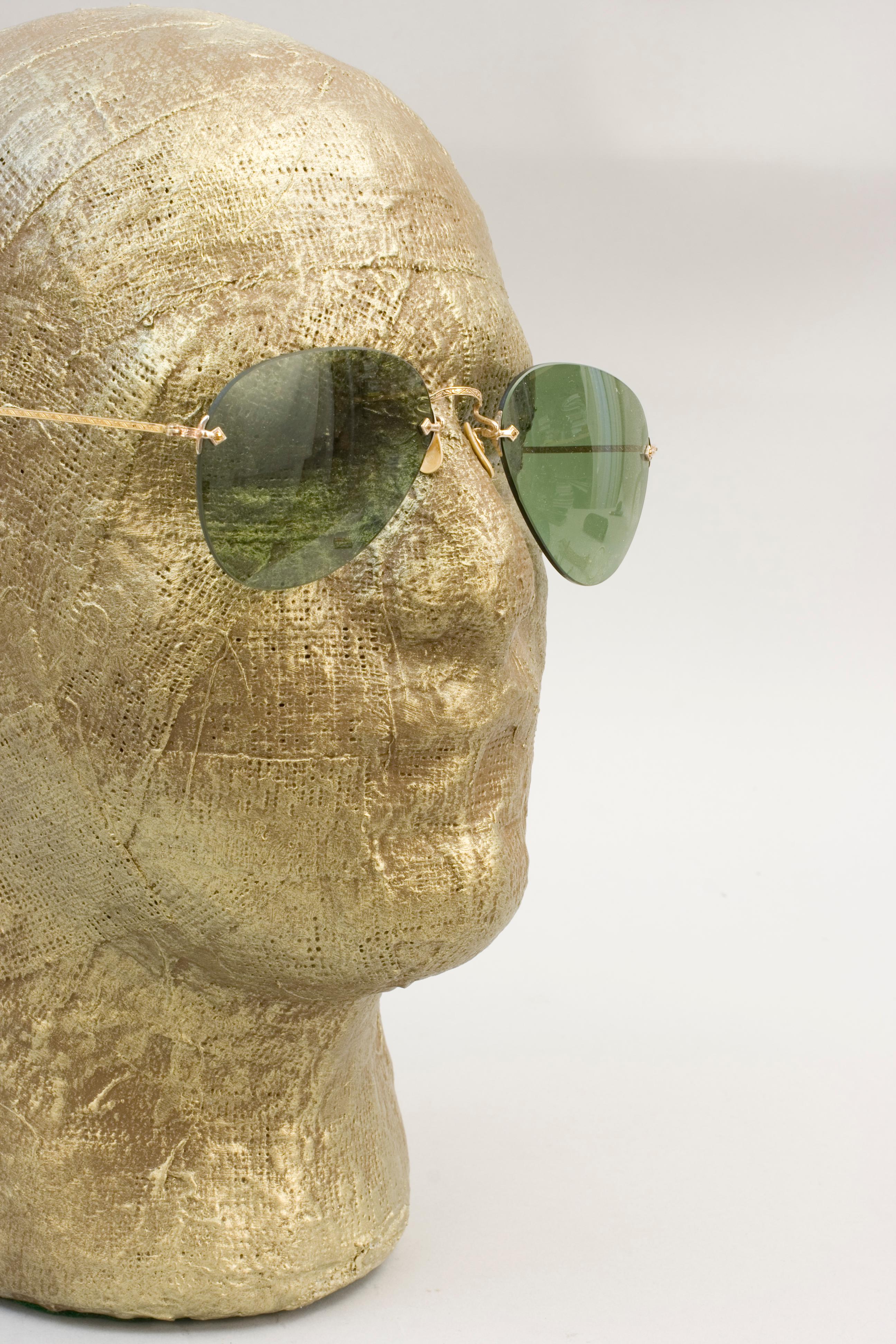 20th Century Aviator, Pilot Sunglasses For Sale
