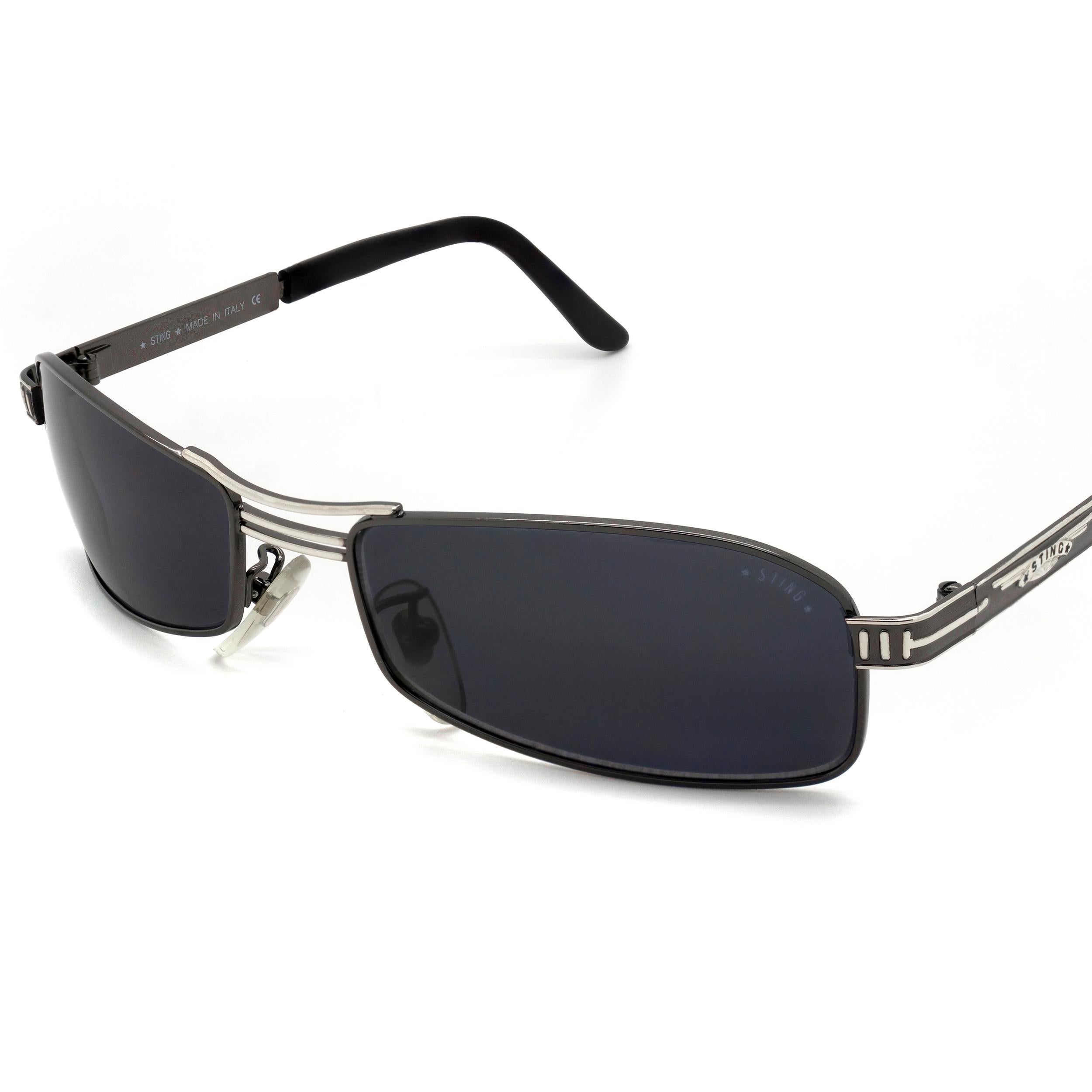 Aviator-Sonnenbrille von Sting, hergestellt in Italien im Zustand „Neu“ im Angebot in Santa Clarita, CA