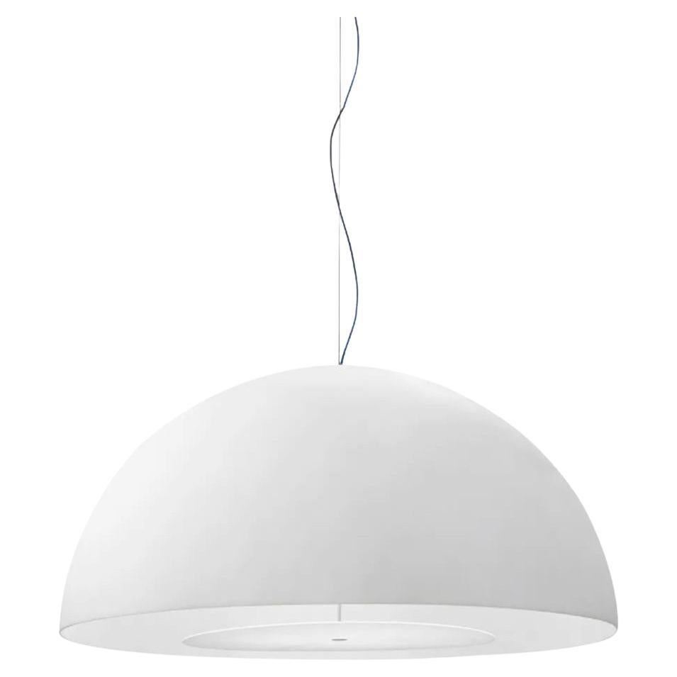 AVICO - Large Suspension Lamp - White Polymer Shade by Fontana Arte