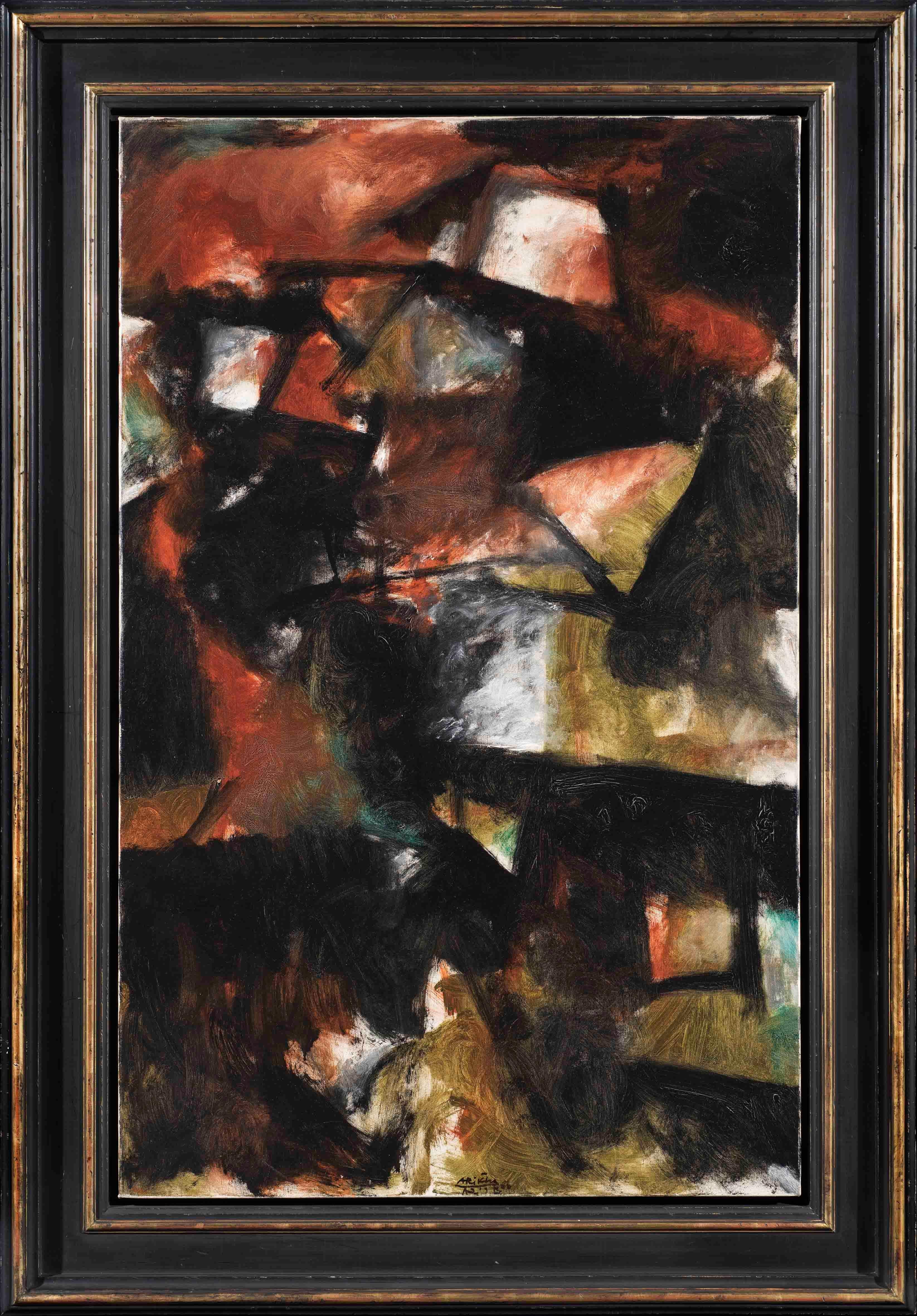Sombre - Painting di Avigdor Arikha